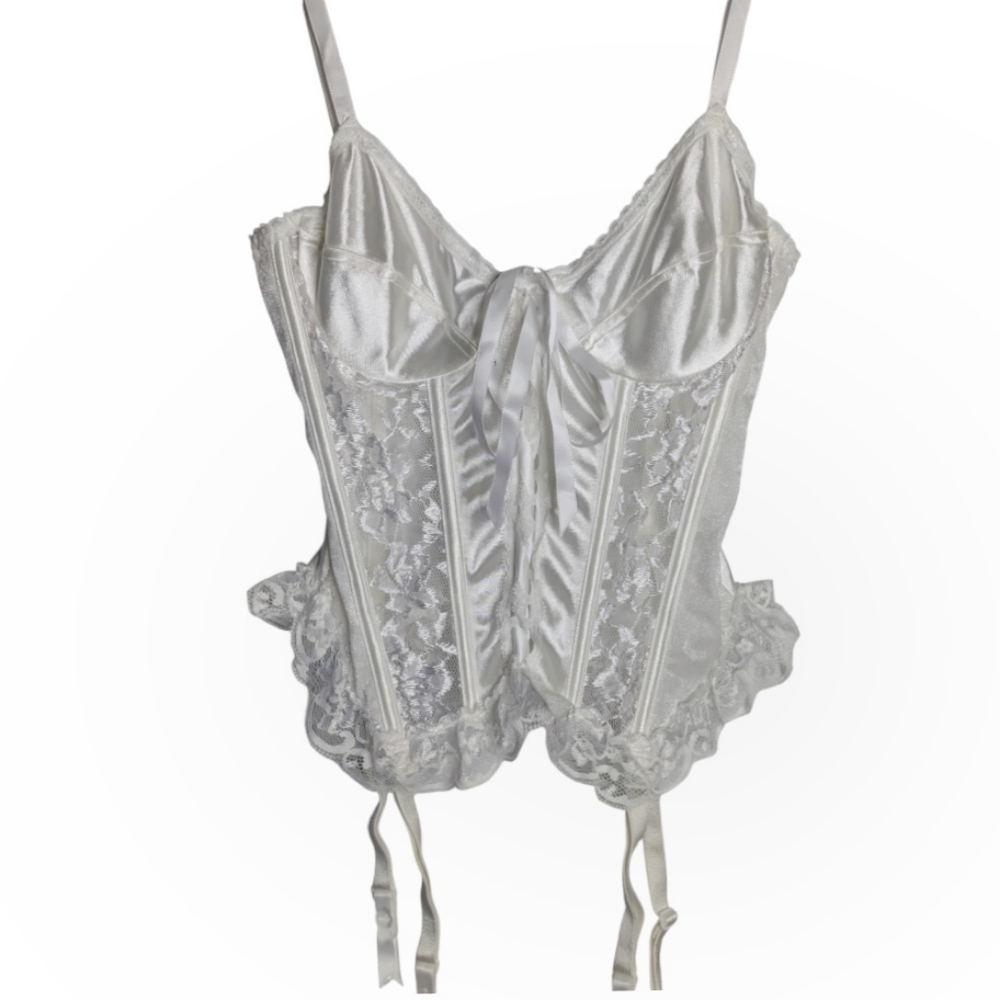 Vintage Corset Garter Off White Seductive Wear by Cinema Etoile New Old Stock